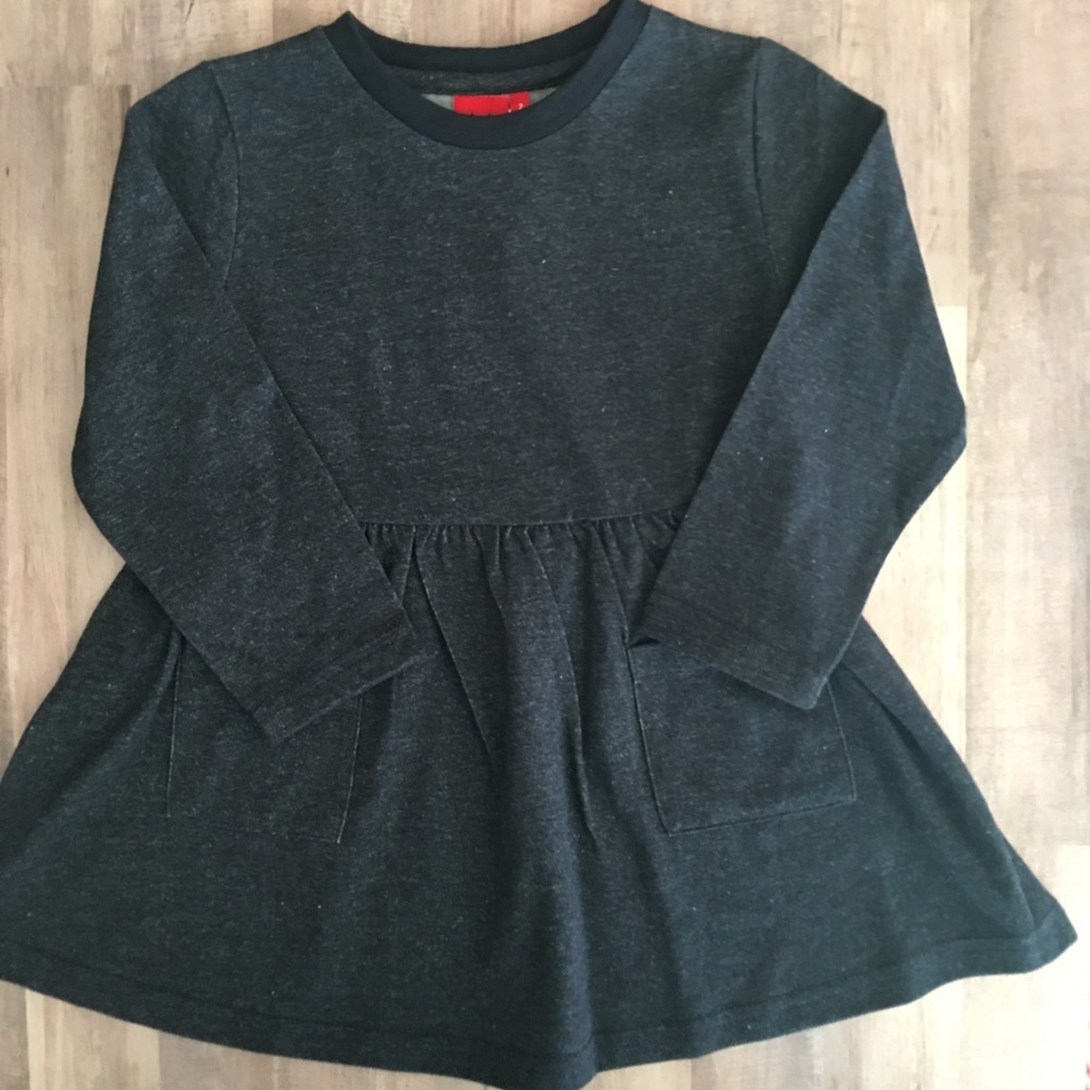 Stylish Charcoal Long Sleeve Kids Top